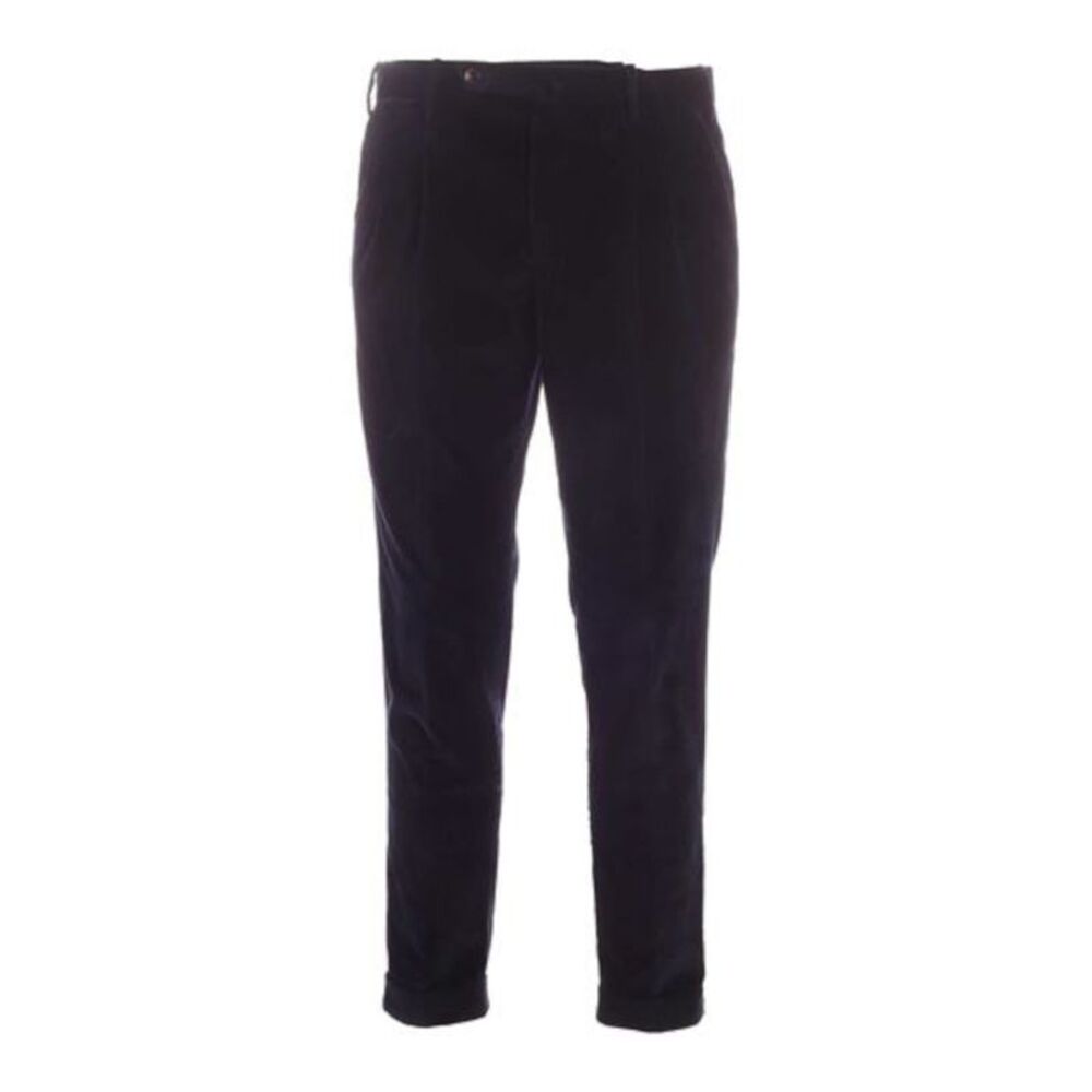 TORIN OPIFICIO Mens Blue Regular Fit Cashmere Chino Pants 52